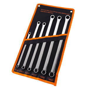 OEM Tùy Chỉnh 6PC 8-21Mm Thêm Dài Phẳng Metric Đôi Đã Kết Thúc Vòng Cờ Lê Cờ Lê <span class=keywords><strong>Set</strong></span> Chrome Kết Thúc Cho Tự Làm Giải quyết Tougher - Product Image 1