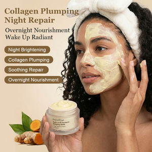 Máscara Facial de Colágeno para Cuidados com a Pele, Hidratante, Anti-Envelhecimento, Firmadora, Clareadora e Iluminadora, Máscara Facial Noturna - Product Image 3