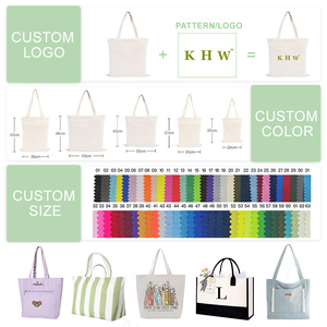 Hot selling solid color canvas buckle tote <b>bag</b>, multifunctional <b>large</b> capacity shoulder <b>bag</b>, women's shopping <b>bag</b> - Product Image 5