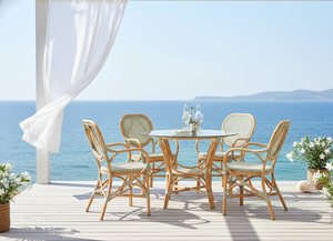 Moderno y Elegante Juego de Comedor de Mimbre/Ratán Estilo Jamaicano para el Hogar, Apartamento, Villa y Espacios de Hotel, Procedente de Indonesia - Product Image 4