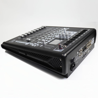 MX8812 Mixeur audio numérique professionnel 12 canaux, 8 entrées micro, carte son intégrée, effets DSP et écran tactile
