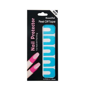 Juego de protectores de esmalte de uñas DIY en forma de U al por mayor, diseño artístico de uñas, protectores de cutículas, pegatina de esmalte de uñas antidesbordamiento - Product Image 4