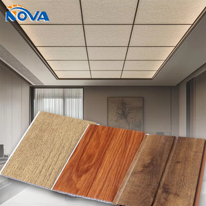<span class=keywords><strong>Pannelli</strong></span> in PVC Decorativi Impermeabili, Ignifughi e Resistenti all'Umidità per Pareti e Soffitti - <span class=keywords><strong>Pannelli</strong></span> in PVC Durevoli con Design Effetto Legno per <span class=keywords><strong>Cucina</strong></span> - Product Image 1