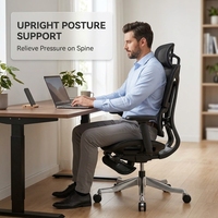 Chaise de gaming AOR en nylon respirant avec support dynamique, coussin lombaire, commande filaire, châssis en alliage d'aluminium, vente en gros d'usine