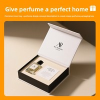 Boîte d'emballage personnalisée pour huiles essentielles et parfums, style livre à ouverture magnétique, boîte cadeau pour soins de la peau, impression de logo en relief