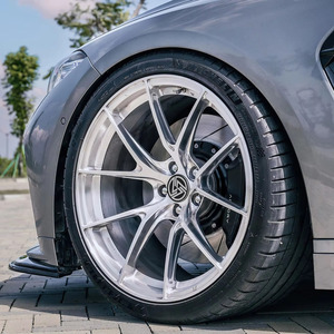 Rueda Forjada Personalizada de una Pieza, Super Plateada, Pulida y Cepillada, Cóncava Profunda, de 17-24 Pulgadas, 5x112 5x114.3 5x120 para Porsche 911 BMW M8 - Product Image 6