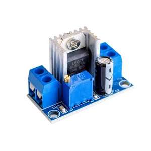 Régulateur de tension réglable Meracly <span class=keywords><strong>LM317</strong></span>, carte d'alimentation, convertisseur DC-DC, module Buck, régulateur linéaire réglable - Product Image 1