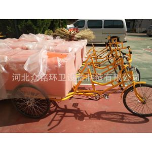 รถสามล้อเก็บขยะ Zml เกียร์ธรรมดา สีเหลือง แผ่นเหล็กชุบสังกะสี ปรับแต่งสเปคได้ - Product Image 2