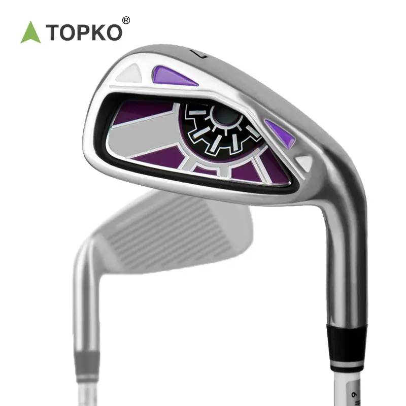 TOPKO Custom ized Iron Golfschläger Hochwertige Splitter Golf Eisen Neues Design CNC Fräsen Eisen Set Golfschläger