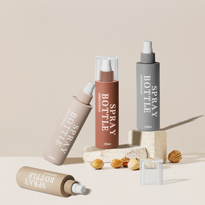 Individuelle Farbe Wiederverwendbare HDPE Leere 8 oz Kosmetik-Verpackung Plastik-Flüssigkeits-Sonnenschutz-Toner-Pumpe Feiner Sprühnebel-Flasche - Product Image 1
