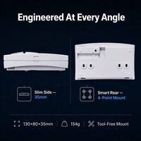 Программируемый термостат B2B OEM, совместимый с 24В/230В, индуктивная нагрузка 8А/2А, режимы 5/2 дня/7 дней/24 часа для газовых котлов и систем отопления