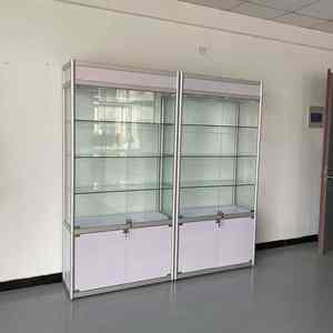 <span class=keywords><strong>Vitrine</strong></span> <span class=keywords><strong>en</strong></span> <span class=keywords><strong>verre</strong></span> pleine vision personnalisée au <span class=keywords><strong>d</strong></span>étail <span class=keywords><strong>Vitrine</strong></span> <span class=keywords><strong>d</strong></span>'affichage de perruque avec lumière LED <span class=keywords><strong>Vitrine</strong></span> <span class=keywords><strong>d</strong></span>'affichage de magasin de fumée bon marché - Product Image 4