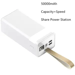 Portable 50000mah Large capacity 22.5w mobile phone charging kit High conversion lithium polymer electromagnetic fast charging