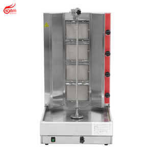 Griglia Verticale a Gas per Shawarma e Kebab Approvata ETL, per Ristoranti e Catering, Modello KB-4 - Product Image 4