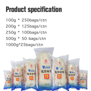 Yumart 500g <span class=keywords><strong>Vermicelles</strong></span> <span class=keywords><strong>de</strong></span> haricot mungo séchés <span class=keywords><strong>de</strong></span> qualité A / Fuchosa / Nouilles <span class=keywords><strong>de</strong></span> <span class=keywords><strong>riz</strong></span> en vrac - Product Image 4