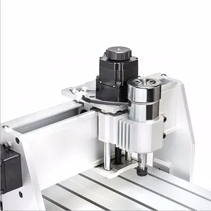 Hobby DIY CNC 4030 4 Axis Mini Small Desktop Wood Router CNC Engraving Machine For Wood Advertising PCB