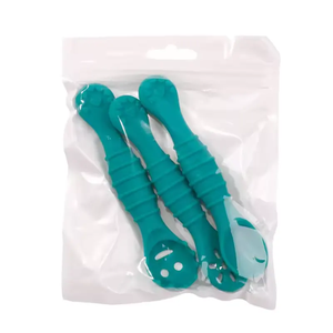 Personalizar productos para bebés Primera etapa <span class=keywords><strong>Aprendizaje</strong></span> Niño Cuchara <span class=keywords><strong>de</strong></span> entrenamiento Juego <span class=keywords><strong>de</strong></span> <span class=keywords><strong>pre</strong></span>-cuchara <span class=keywords><strong>de</strong></span> silicona <span class=keywords><strong>de</strong></span> grado alimenticio - Product Image 4