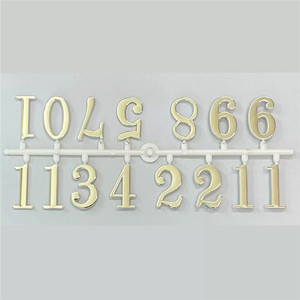 <span class=keywords><strong>Numeri</strong></span> Adesivi Dorati in Plastica da 4cm e 5cm per Orologi da Parete Personalizzati, Stile Romano e Arabo - Product Image 2