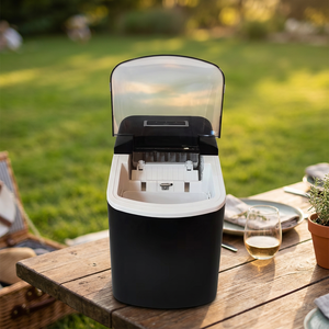 Portable <b>Countertop</b> <b>Ice</b> <b>Maker</b> Machine 26lbs in 24 Hours Self-Cleaning Compact <b>Ice</b> Cube <b>Maker</b> with Basket and Scoop Black - Product Image 3