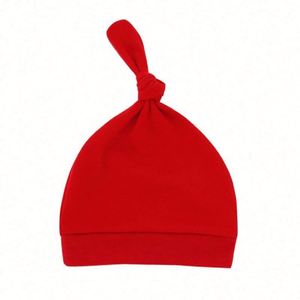 Ensemble bonnet noué et moufles pour bébé, fin, uni, doux, pour nouveau-né, chapeaux chauds de voyage, unisexe - Product Image 2