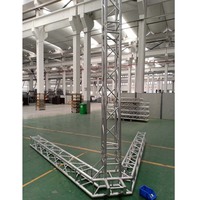 Sistema de torre elevadora de aluminio para altavoces line array, estructura de armazón de aleación para eventos