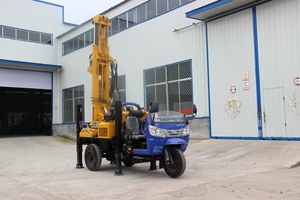 Xách tay 200 mét thủy lực truyền ba bánh điện nước giếng khoan Giàn Khoan cho xây dựng động cơ diesel - Product Image 3