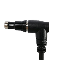 Kabel Daya PVS14 PVS31 Kotak Baterai Kabel Siku Dua Ujung 4-Core untuk Penglihatan Malam