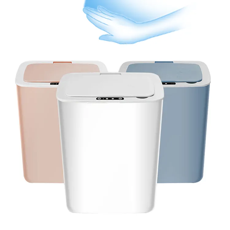 2022 new smart trash can household rechargeable large-capacity sensor automatic trash cans for kitchen bedroom bathroom