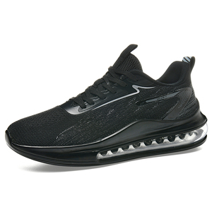 Chaussures de sport respirantes en maille à lacets pour hommes, avec logo personnalisé, antidérapantes, pour la marche et la course, collection printemps/automne - Product Image 1