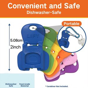 Abridor de latas fácil y protector de bebidas 2025: Cubierta completa, abridor manual de latas de refresco y cerveza, tapa de plástico para bebidas. - Product Image 6