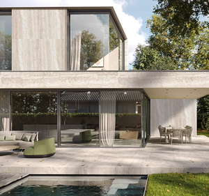 Travertine thiết kế 750x1500 mét Non-Slip sàn gốm tráng men wabi Sabi đồng bằng tinh khiết <span class=keywords><strong>colour</strong></span> Micro xi măng sứ gạch - Product Image 3