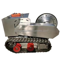 Scie à fil électrique diamantée à rail en caoutchouc pour la marche automatique multi 22 Kw 30kw 37kw Scie à fil pour béton/pierre/granit/carrière