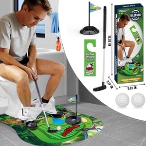 Kit de <span class=keywords><strong>mini</strong></span>-<span class=keywords><strong>golf</strong></span> <span class=keywords><strong>pour</strong></span> toilettes – Jeu de <span class=keywords><strong>golf</strong></span> amusant <span class=keywords><strong>pour</strong></span> adultes, divertissement intérieur <span class=keywords><strong>pour</strong></span> salle de bain et toilettes - Product Image 3