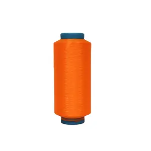 Polyester DTY yarn 폴리 에스터 뜨개질 150D/48F 익지않는 백색