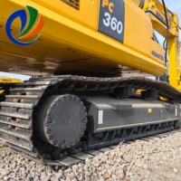 Excavatrice sur chenilles Komatsu PC360 d'occasion, 36 tonnes, modèle 2024, avec moteur et pompe