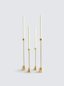 Support de bougie en métal électroplaqué design avec motif décoratif ajouré pour un intérieur moderne - Product Image 1