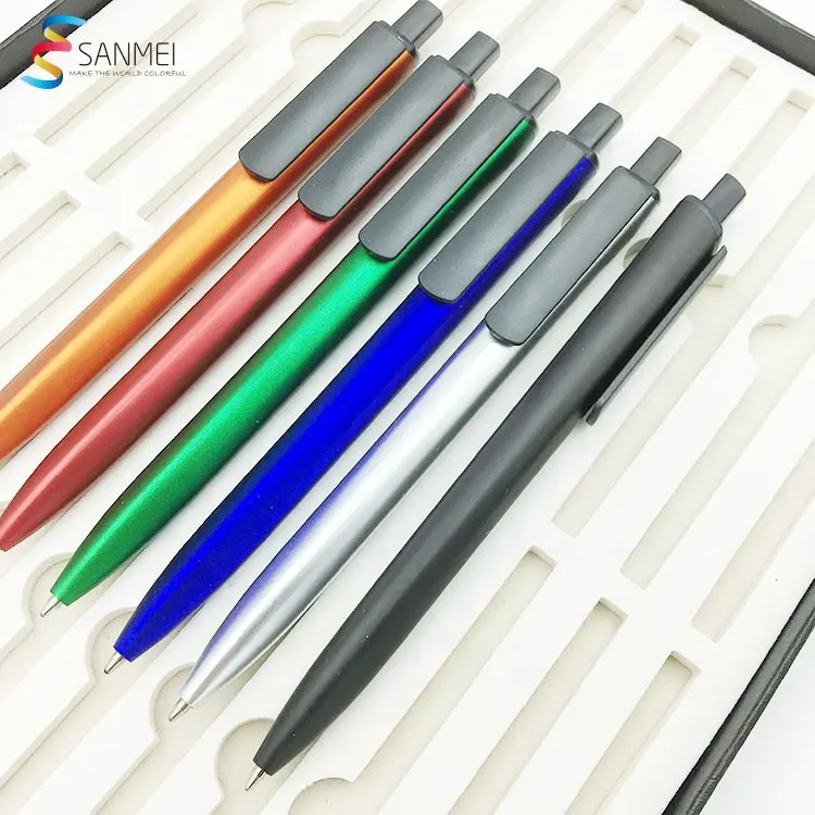 최신 OEM 인쇄 플라스틱 개폐식 사용자 정의 호텔 로고 프로모션 펜 광고