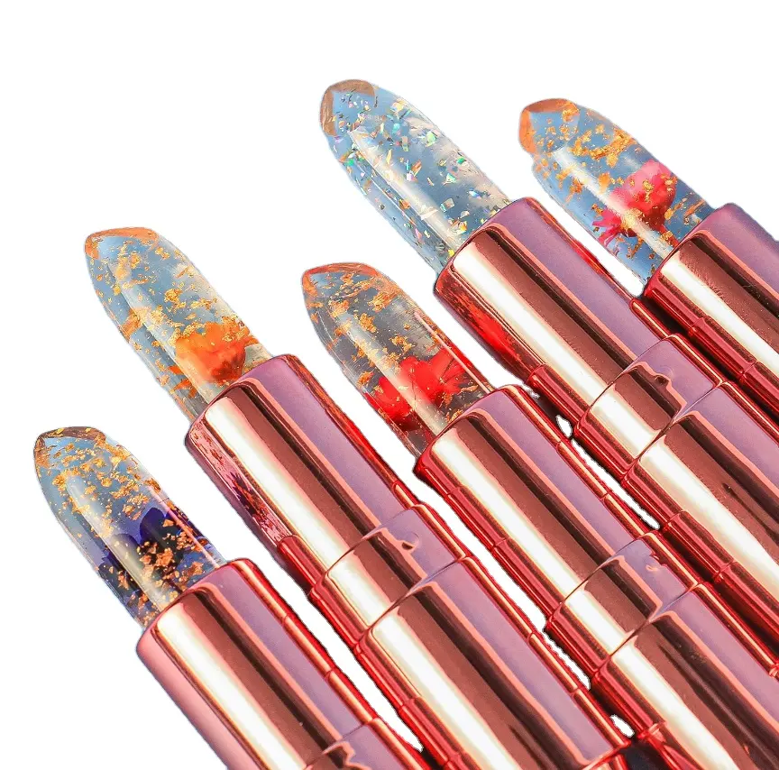 The most popular gold foil color changing lipstick Long lasting and non fading lipstick