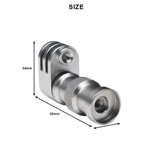 RIDERACE حامل قوس حامل عجلة الدراجة وصلة ثلاثة مسامير جبل الدراجة قطع كاميرا جوبرو هيرو يي sjcam - Product Image 6