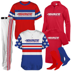 Custom Design Jeugd Team Patroon Sublimatie Softbal & Honkbal Jersey Uniformen Sets - Product Image 5