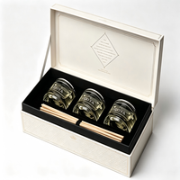 Cajas de Regalo Magnéticas Plegables Personalizadas de Lujo con Logotipo para Perfume, Velas, Embalaje de Cartón, Cajas Personalizadas, Coffret Cadeau