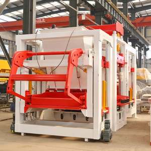 Machine de fabrication de pavés/bordures en béton/ciment à haute efficacité QT18-15 avec contrôle PLC, moteur et pompe automatiques pour briques et blocs - Product Image 1