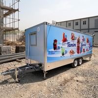 Nouvelle Camionnette Alimentaire Entièrement Équipée 2026, Remorque de Restauration Mobile pour Café, Crème Glacée et Hot-Dogs à Vendre