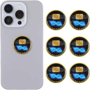 Autocollants Personnalisés pour Airpods Appareils Électroniques Téléphone Portable 5G Shungite Bouclier Anti-Rayonnement EMF Bloqueur de <span class=keywords><strong>Protection</strong></span> Neutralisant - Product Image 1