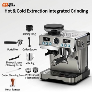 Cafetera Espresso Inteligente Totalmente Automática con Doble Pantalla, 20 Bares, de Grano a Taza, con Sistema de Alivio Automático - Product Image 1