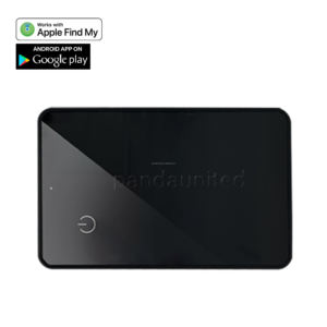 超薄型ガラスカードトラッカーFind My MFI認定リアルタイムロケータ用,紛失防止バッグ財布荷物子供用高齢者用ペット - Product Image 1