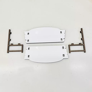 New Christmas ornament glossy white Hardboard wood wooden photo plaque Keepsake Sublimation MDF <strong>memorial</strong> <strong>bench</strong> For DIY printing - Product Image 6