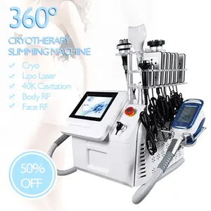 Máquina de criolipólisis de máquina de congelación de grasa 360 de alta calidad con 5 Manijas para adelgazar el cuerpo de crioterapia