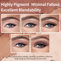 Palette de fards à paupières de maquillage de haute qualité personnalisée, longue durée, vente en gros, cosmétiques, palette de fards à paupières