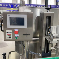 Machine automatique de remplissage et de bouchage de bouteilles, machine d'étiquetage et de scellage de bouteilles en plastique, machine de remplissage de miel et de pâte, machines de fermeture de bouchons